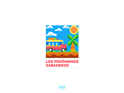 Los Fenómenos Sabaneros brand branding brands color design logo logos tropical typography
