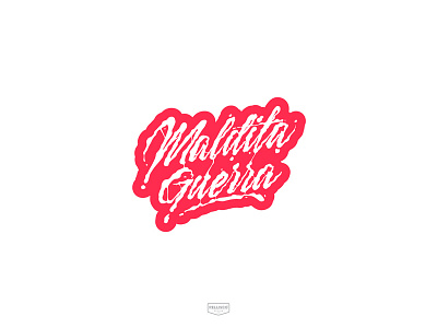 Maldita Guerra blood brand branding calligraphy color design lettering liquid logo pellisco typography