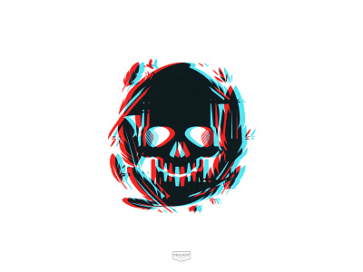Skull color design illustration ink rgb skull tattoo