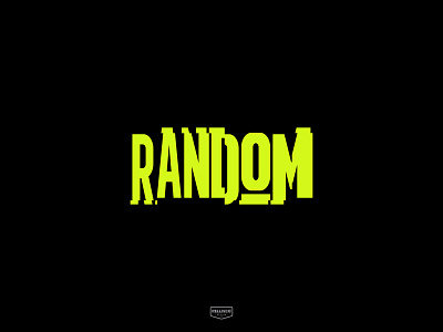 Random 2 brand branding color design graphicdesign lettering logo neon typography