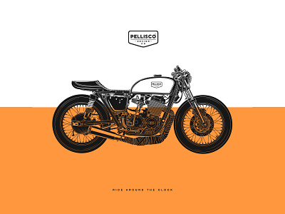 Illustration Cars art brand branding color design illustration logo motorbike motorcycle poster vector