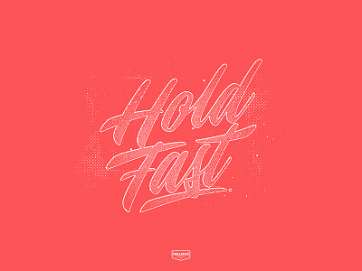 Hold Fast brand branding color design lettering logo type typography