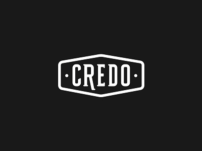 Credo brand design lettering typography