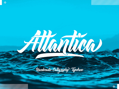 Atlantica Dribbble lettering typography