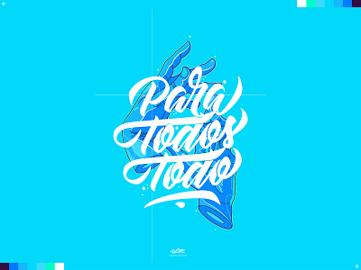 Para Todos Todo - Flume brands calligraphy color design flume hand instagram lettering logos pantone pellisco typography