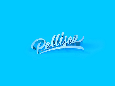 Pellisco cinema 4d design lettering pellisco typography