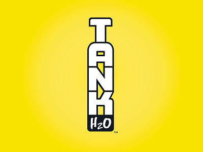 TankH2O Logo bottle dive logo scuba tank tankh2o water