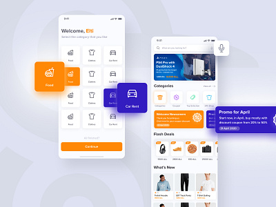 Delivery Categories and Dashboard for Turboo categories category dashboard delivery delivery app delivery service design gradient icon mobile mockup orange typography ui ux