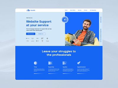 Lacarte Web Services Landing Website