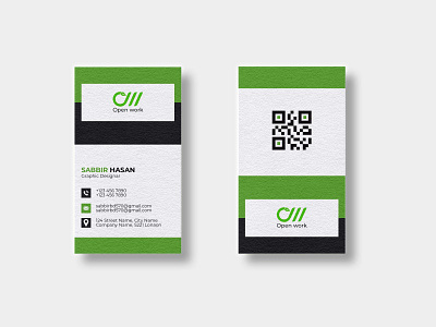 Business card Open work brand branding business card business card design collection identitiy logo print selection stationery