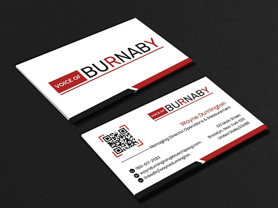 Business card graphic design