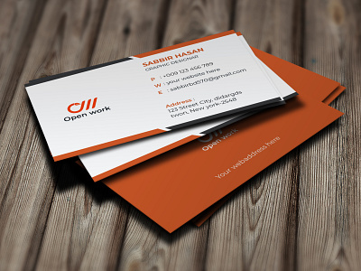 Business card graphic design