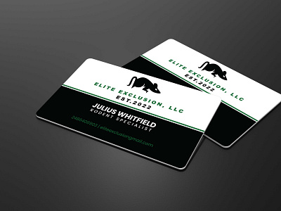 Business card graphic design