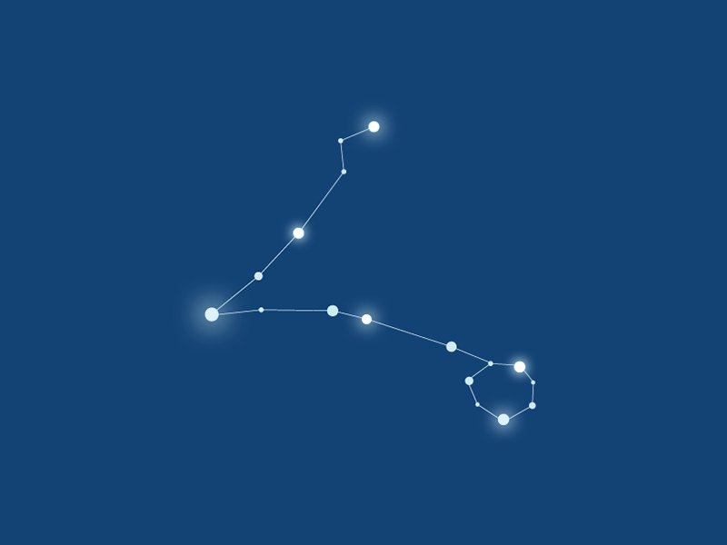 Pisces Twinkle constellation illustration pisces star zodiac