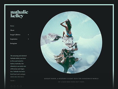 Nathalie Kelley actress nat kelley nathalie kelley personal website portfolio web design website wordpress responsive
