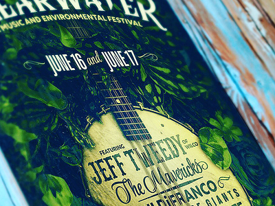 Clearwater clearwaterfestival concertposter environment graphicdesign nycbrandingagency posterdesign