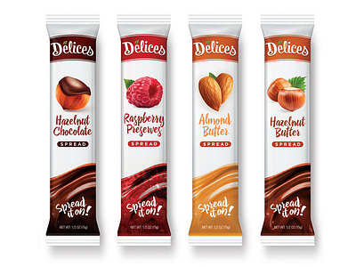 Delice creativepackaging delicious foodpackaging nutbutter nycbranding nycdesign nycpackaging spreads yum