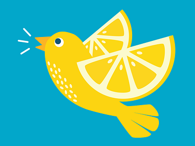 Lemon Bird bartleyndick concept food graphicdesign illustration lemon lemonbird nycbrandingagency packagingillustration