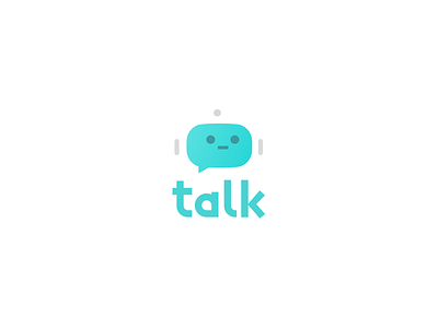 IT's talk Chatbot Logo bot chatbot icon logo robot ui ui ux