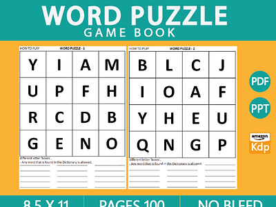 100 Word Puzzles 4x4