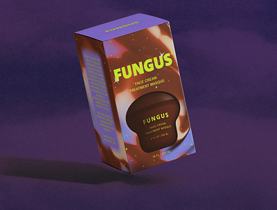 FUNGUS Skincare - Box graphic design packaging design