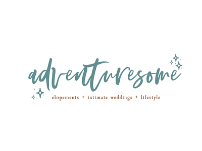 adventuresome design logo typography