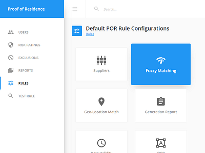 Rule configurations configuration management project proof of residence