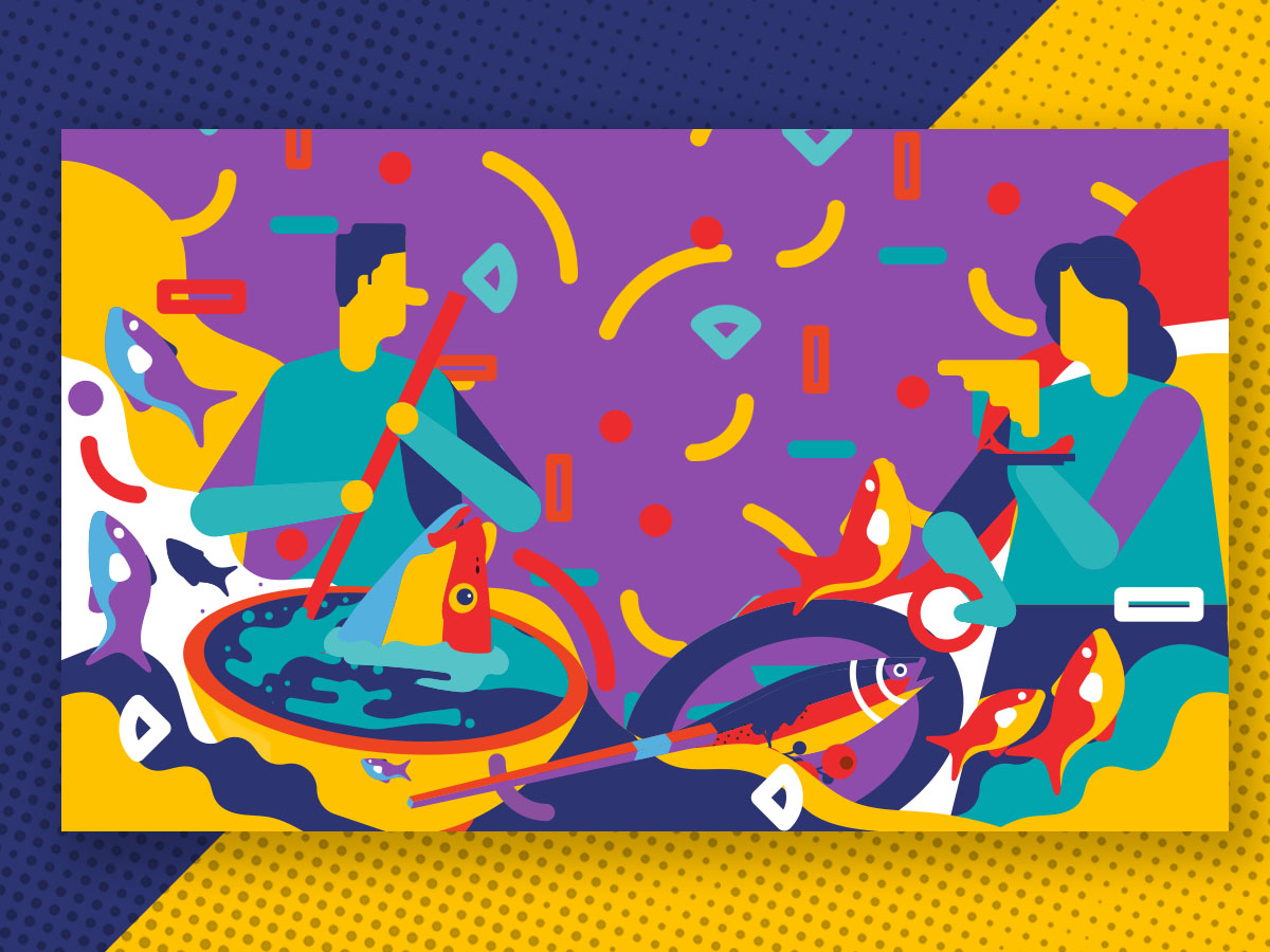 Fish Festival by Farhan PaanRF on Dribbble