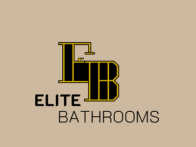 Elite Bathrooms Logo bathrooms brandidentity branding design graphic design logo logo design