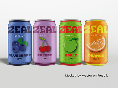 Energy Drink Can Designs brandidentity branding can design drink energy drink flavours fruit graphic design illustration packaging