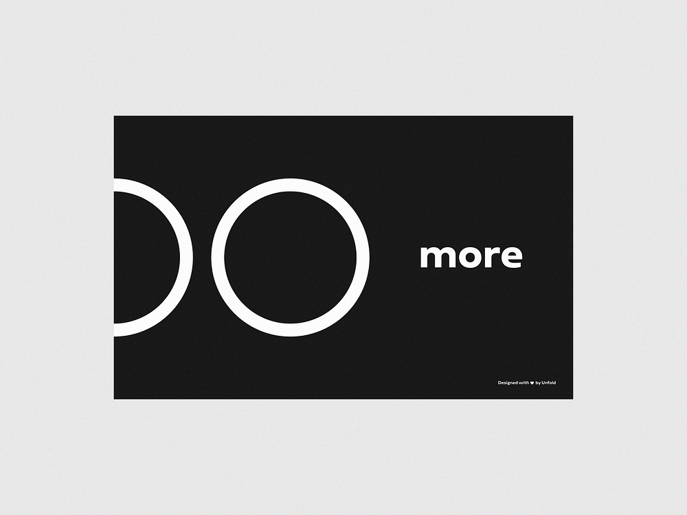 poster by Eddie Lobanovskiy for Unfold on Dribbble