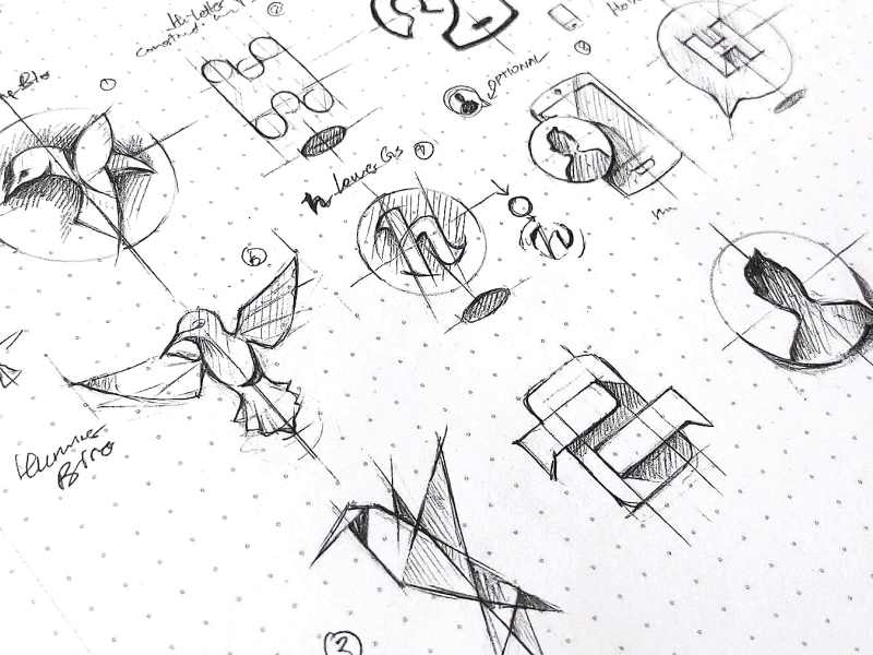 20 Inspiring Examples of Logo Design Sketching  Logo sketches Logo design  infographic Logo design process