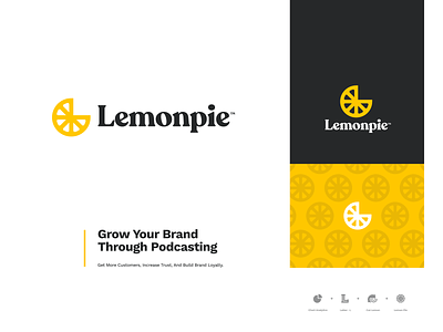 🍋 Lemonpie app brand branding icon identity illustration logo mark rebrand website