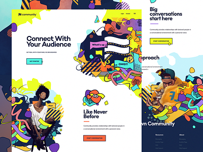 community branding design identity illustration site ui ux website wild