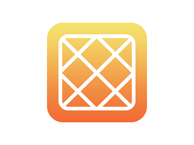 Waffle iOS7 style 7 apple food geometry icon ios ios7 iphone waffle wwdc