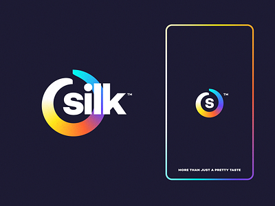 silk branding app branding design drawing icon identity illustration logo mark silk website