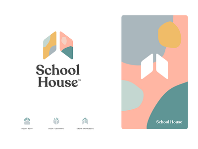 SchoolHouse app branding icon identity illustration iphone logo mark sketch website