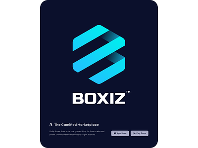 BOXIZ ui vector design website app identity logo illustration branding icon