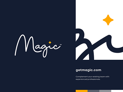 Magic ✨ app branding design icon identity illustration logo ui vector website