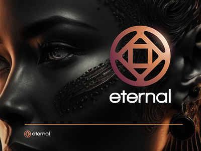 Eternal Ai branding design figma identity illustration logo mark vector