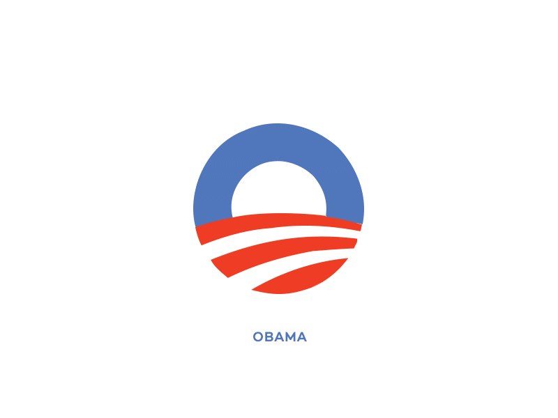 Obama to Trump Transition branding icon interaction logo obama transition trump