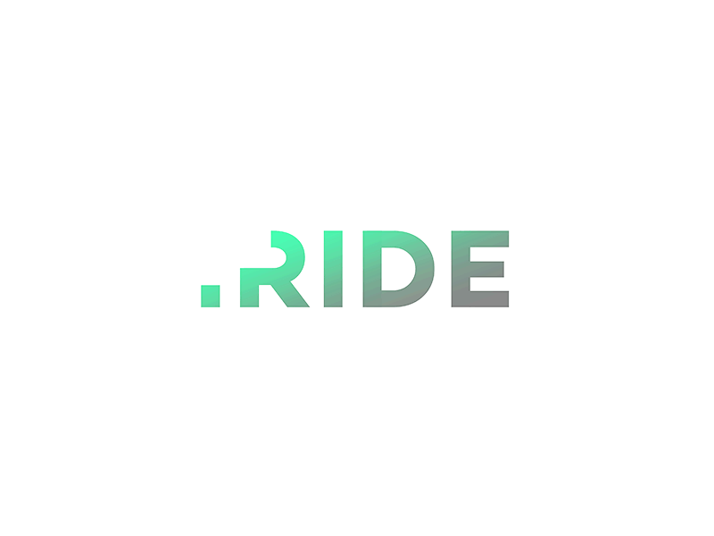 Ride - Logo animation branding font gif identity letters logo logotype ride type