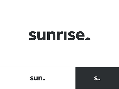 Sunrise branding good identity logo mark morning productive sun task type
