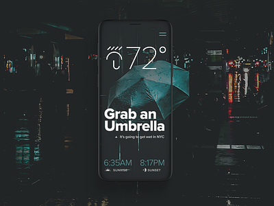 🌦 app icon ios iphone mac osx rain ui umbrella ux weather