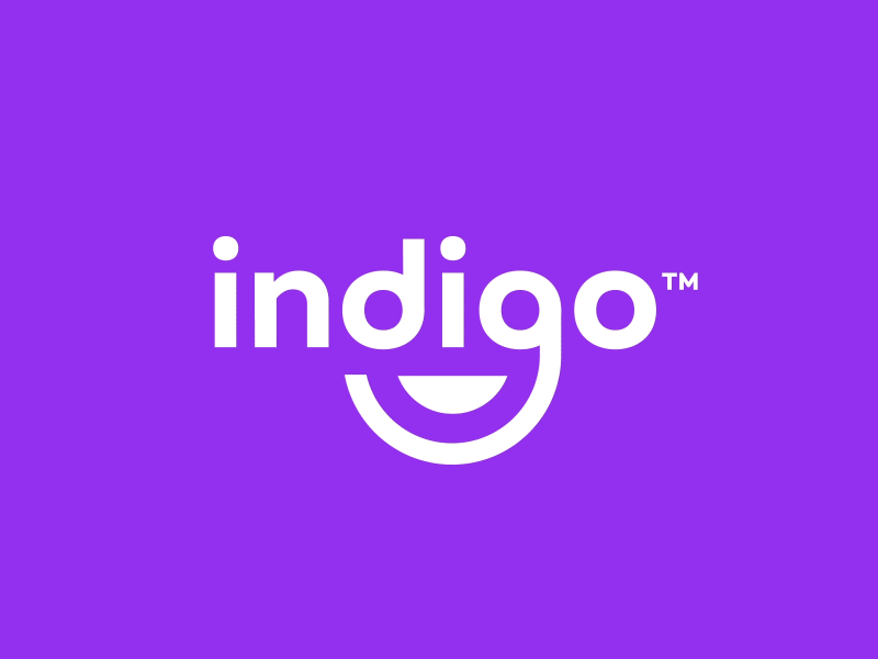 Indigo - logo reveal branding fun happy identity indigo logo reveal