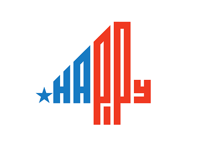 Happy 4th 4th america icon illustration july logo mark star states united usa