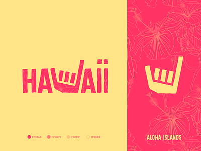 Ha🤙aii branding call hand hang loose hawaii icon identity logo mark shaka
