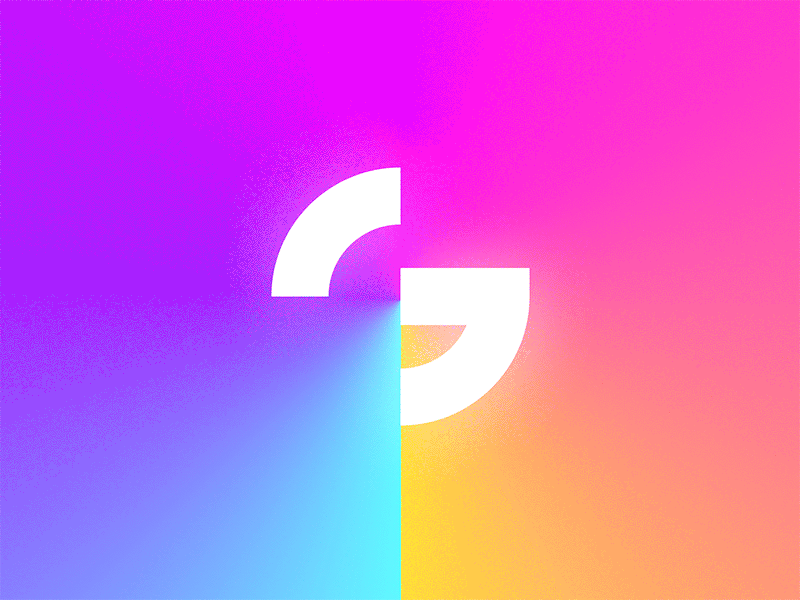 Grabient 2 - Branding app branding identity ios letter logo mark type website