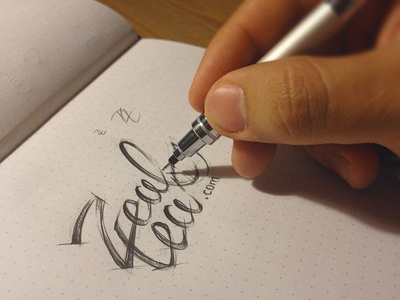 zeal tea calligraphy draft font hand leaf lettering marker pencil rough script sketch tea typography written