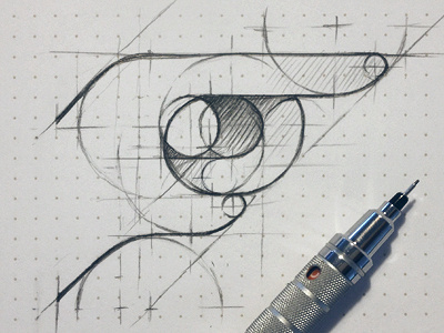 poke draft facebook geometry hand icon logo paper pencil poke rough sketch